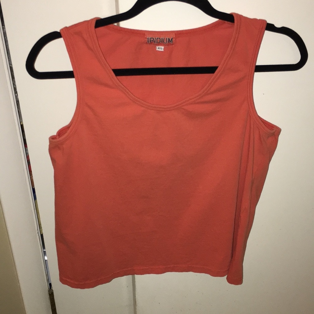 Cropped tank top, loose fitting